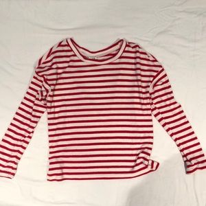 Striped H&M sweater.